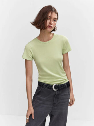 Tankaneo Womens Short Sleeve Cropped T-Shirts