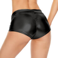 metallic booty shorts