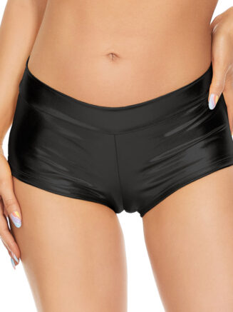 Metallic Shiny Booty Shorts – Festival & Rave Essential