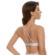 silver bralette
