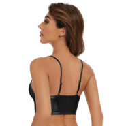 metallic crop top
