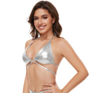 silver bralette