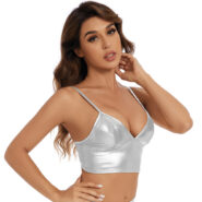 silver bralette