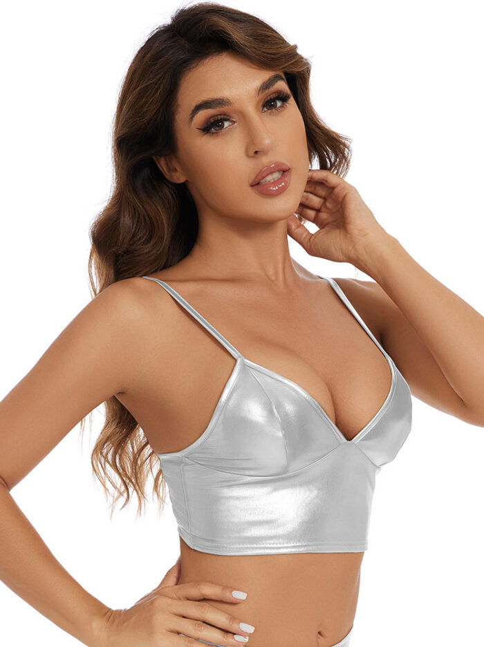 silver bralette